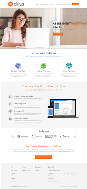 Diseño Web por OM para Cirrus BV | Diseño: #3764277