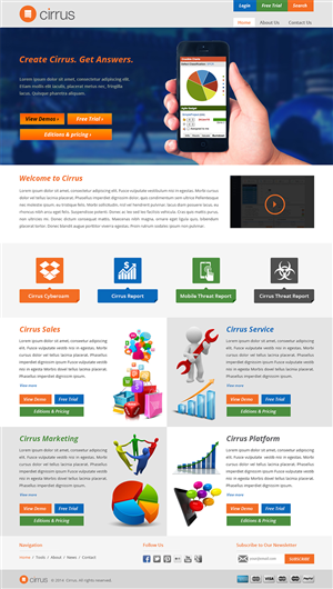 Diseño Web por Creative Usha para Cirrus BV | Diseño #3767895