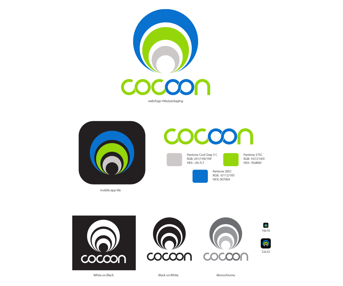 Logo Design by itscarlo for Cocoon Alarm | Design #3825826