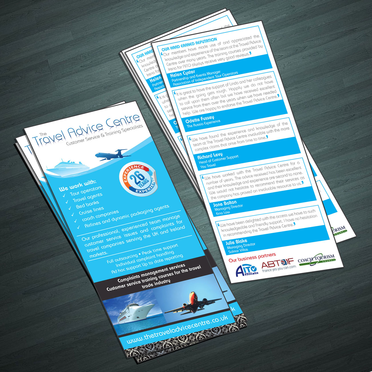 Flyer Design by Ramchander for The Travel Advice Centre | Design #3747090