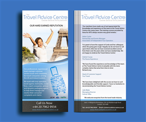 Diseño de Flyer por uk para The Travel Advice Centre | Diseño #3776800