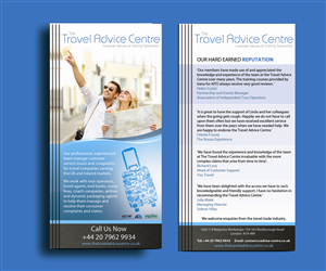 Flyer Design by uk for The Travel Advice Centre | Design: #3776835
