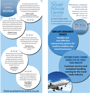 Flyer Design by UrbainFX for The Travel Advice Centre | Design: #3793951