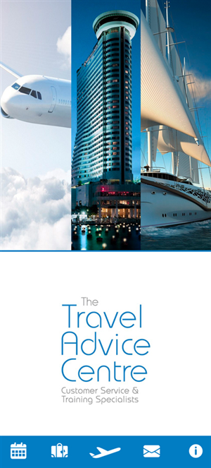 Diseño de Flyer por Freshly Brewed Design para The Travel Advice Centre | Diseño #3742576