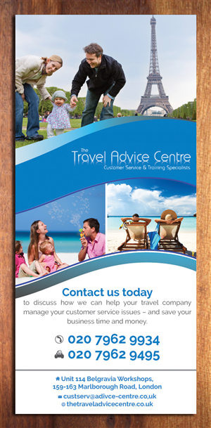 customer services company for the travel industry needs a flyer designed | Diseño de Flyer por Sbss