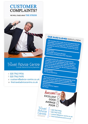 Flyer Design by creationz2011 for The Travel Advice Centre | Design: #3789819