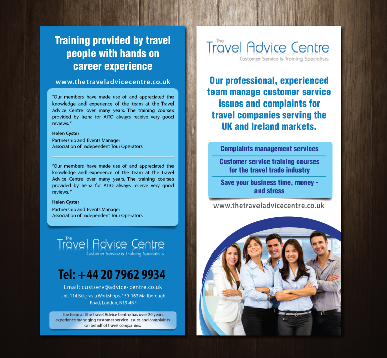 Flyer Design by meet007 for The Travel Advice Centre | Design #3790325