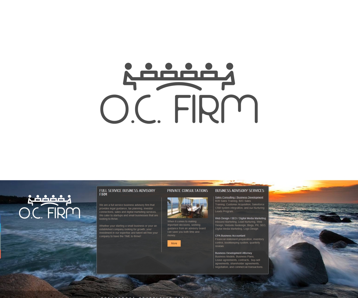 Logo Design by MOH Studio for O.C. Firm | Design #3739161