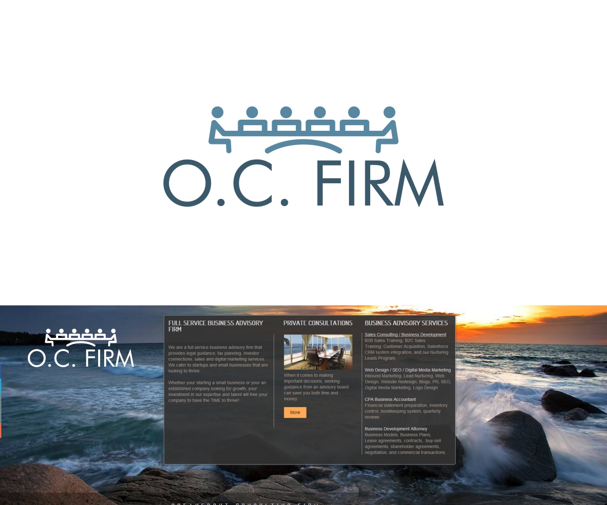 Logo Design by MOH Studio for O.C. Firm | Design #3739169