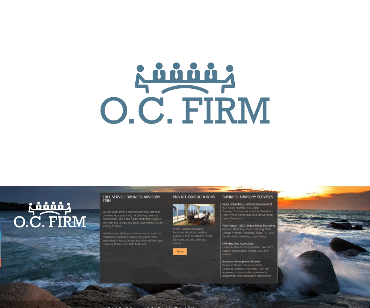 Logo Design by MOH Studio for O.C. Firm | Design #3740283