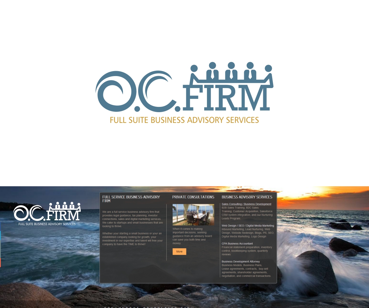 Logo Design by MOH Studio for O.C. Firm | Design #3746541