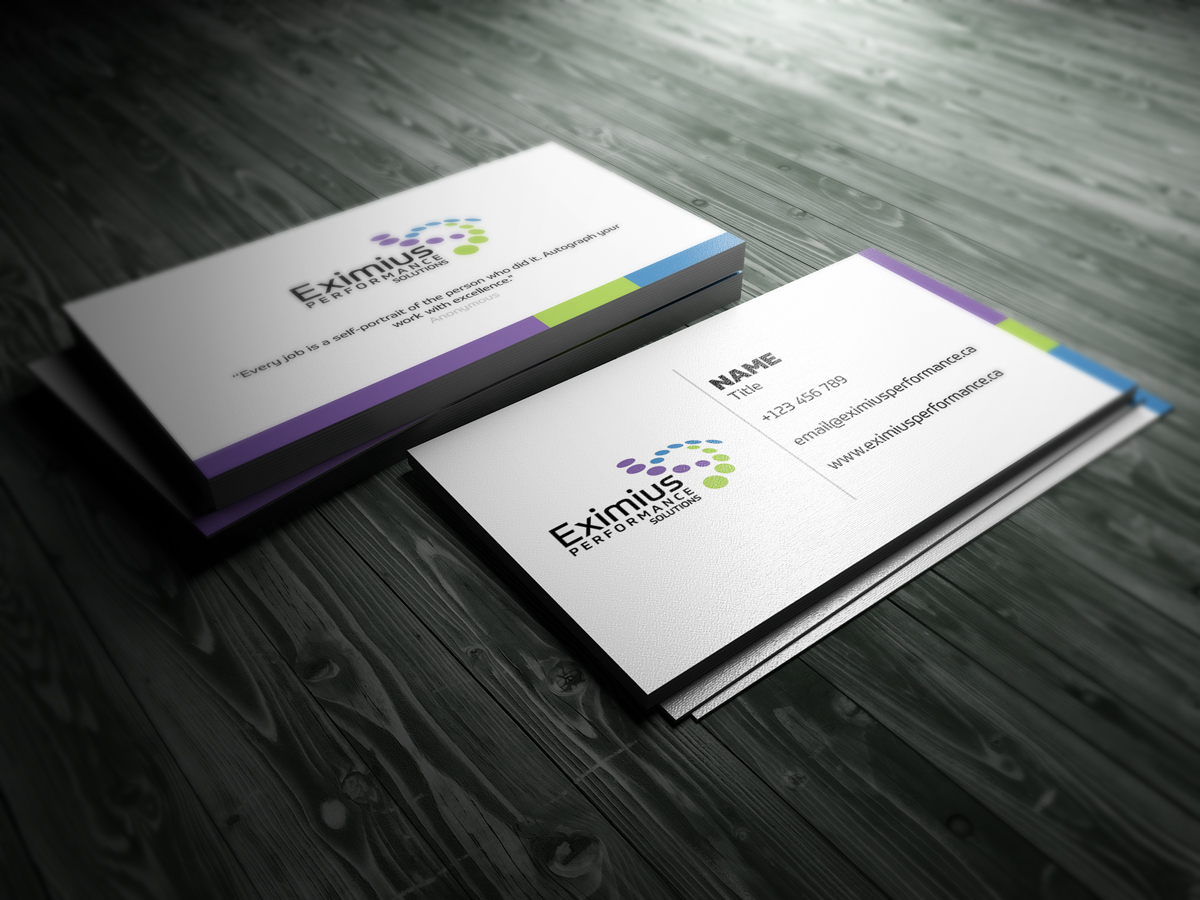 Business Card Design by D4Designer for Eximius Performance Solutions | Design #3722239