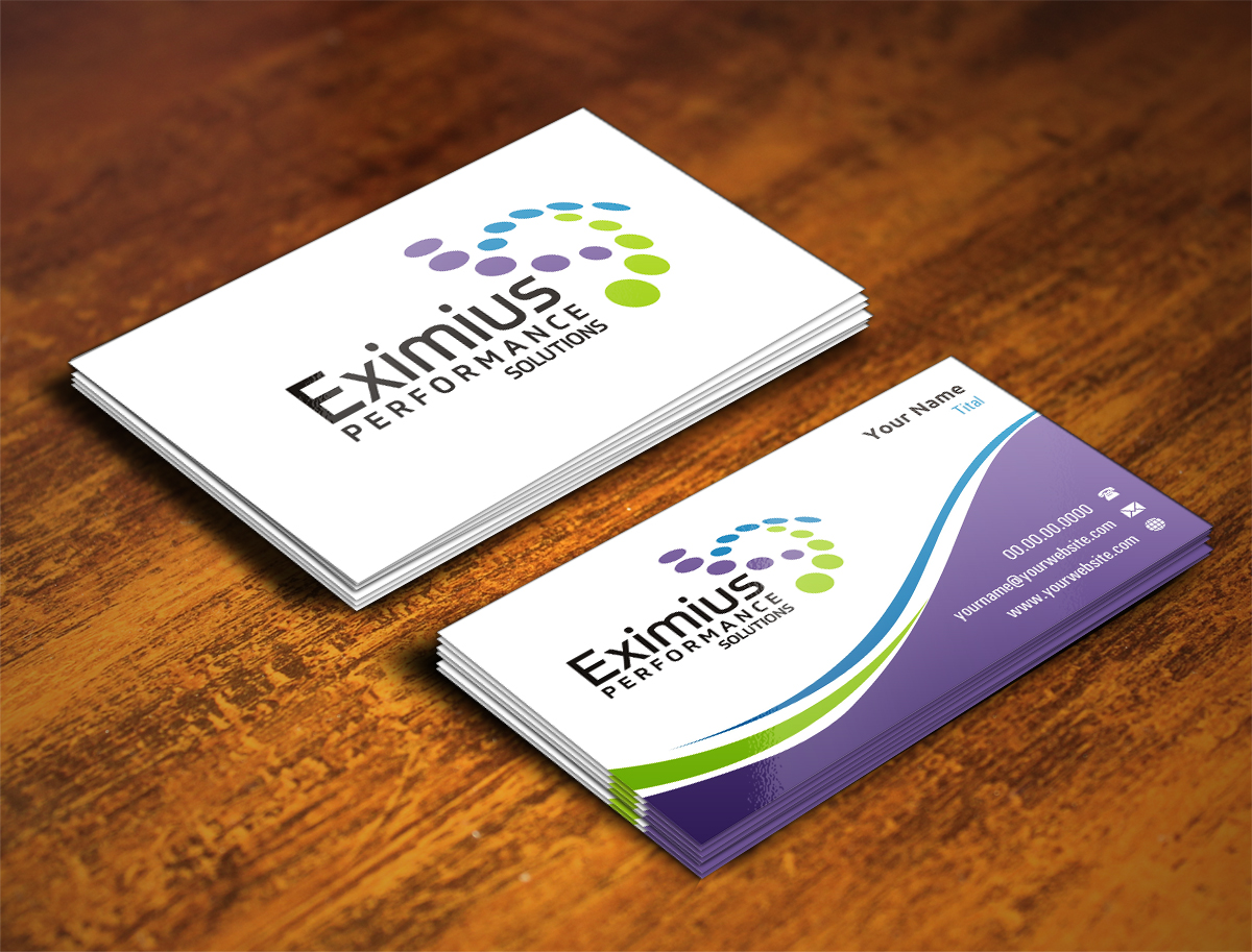 Business Card Design by INDIAN_Ashok for Eximius Performance Solutions | Design #3722070