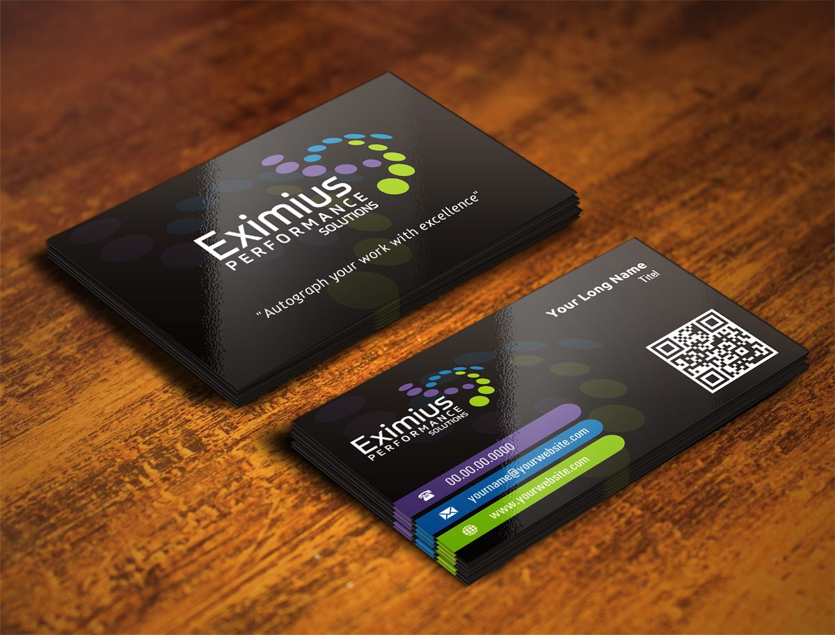 Business Card Design by INDIAN_Ashok for Eximius Performance Solutions | Design #3735803