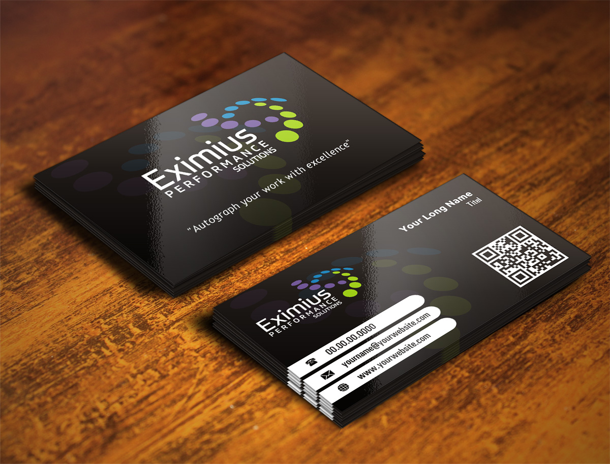 Business Card Design by INDIAN_Ashok for Eximius Performance Solutions | Design #3742745