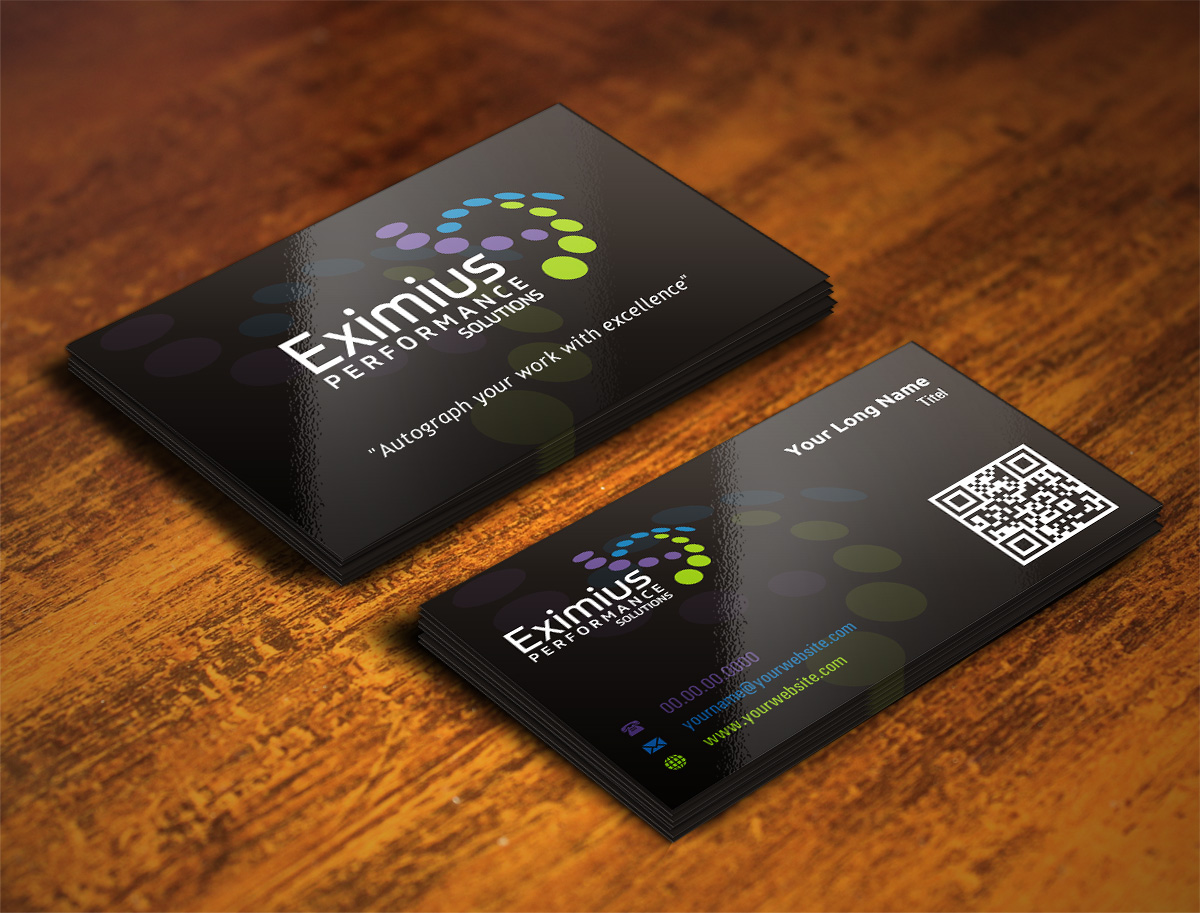 Business Card Design by INDIAN_Ashok for Eximius Performance Solutions | Design #3742748