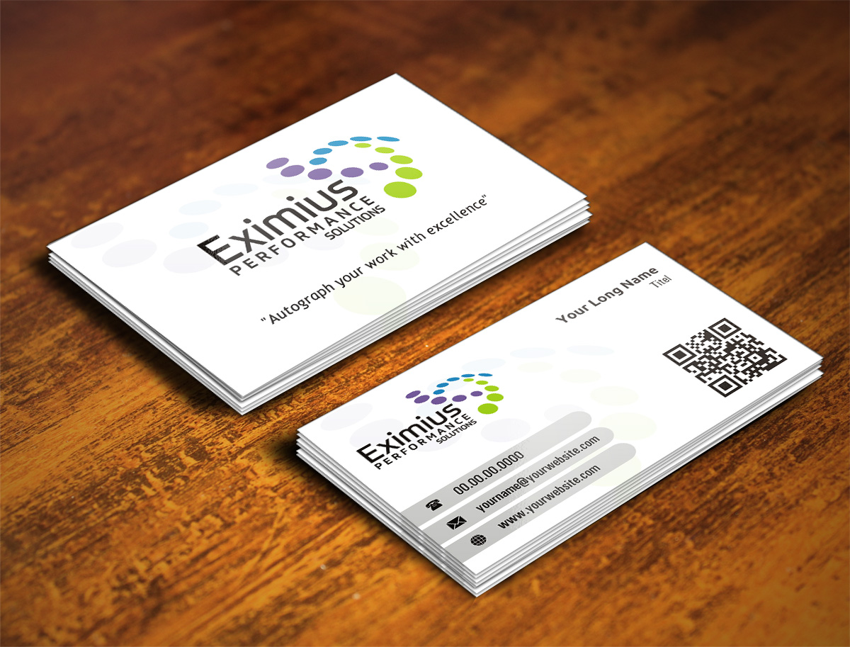 Business Card Design by INDIAN_Ashok for Eximius Performance Solutions | Design #3742772