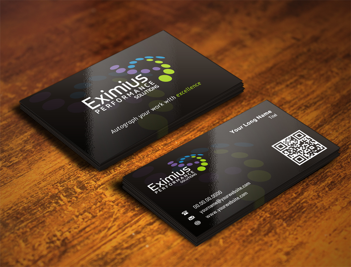 Business Card Design by INDIAN_Ashok for Eximius Performance Solutions | Design #3753655