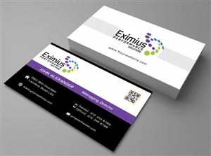 Diseño de Tarjeta de Presentación por AwsomeD para Eximius Performance Solutions | Diseño #3726052