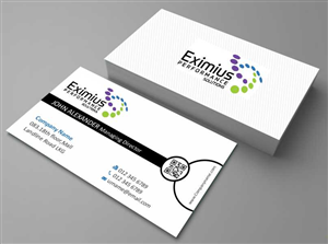 Business Card Design by AwsomeD for Eximius Performance Solutions | Design: #3726059