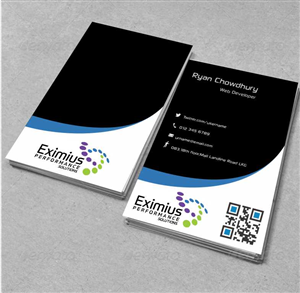 Business Card Design by AwsomeD for Eximius Performance Solutions | Design: #3726063