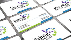 Business Card Design by SKYdesign for Eximius Performance Solutions | Design: #3736197