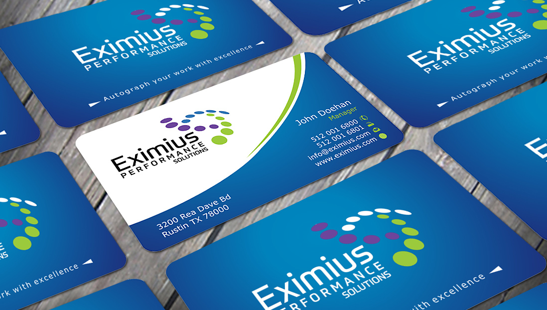 Diseño de Tarjeta de Presentación por SKYdesign para Eximius Performance Solutions | Diseño #3736211