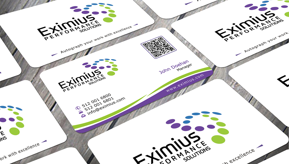 Business Card Design by SKYdesign for Eximius Performance Solutions | Design #3742509