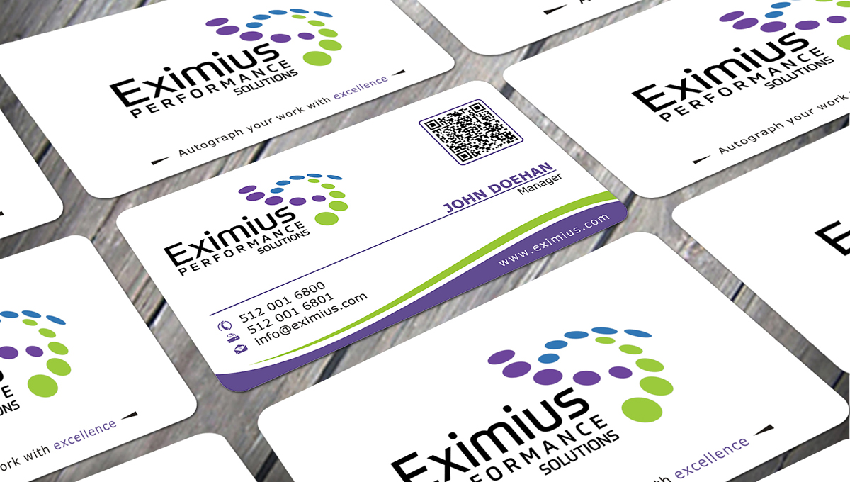 Business Card Design by SKYdesign for Eximius Performance Solutions | Design #3748273