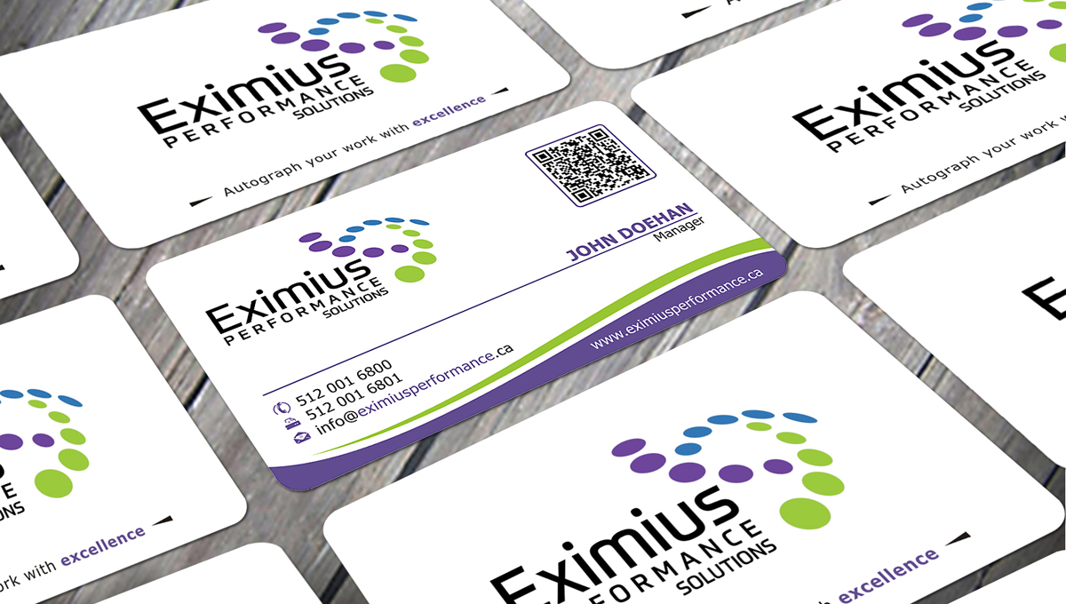 Business Card Design by SKYdesign for Eximius Performance Solutions | Design #3753723
