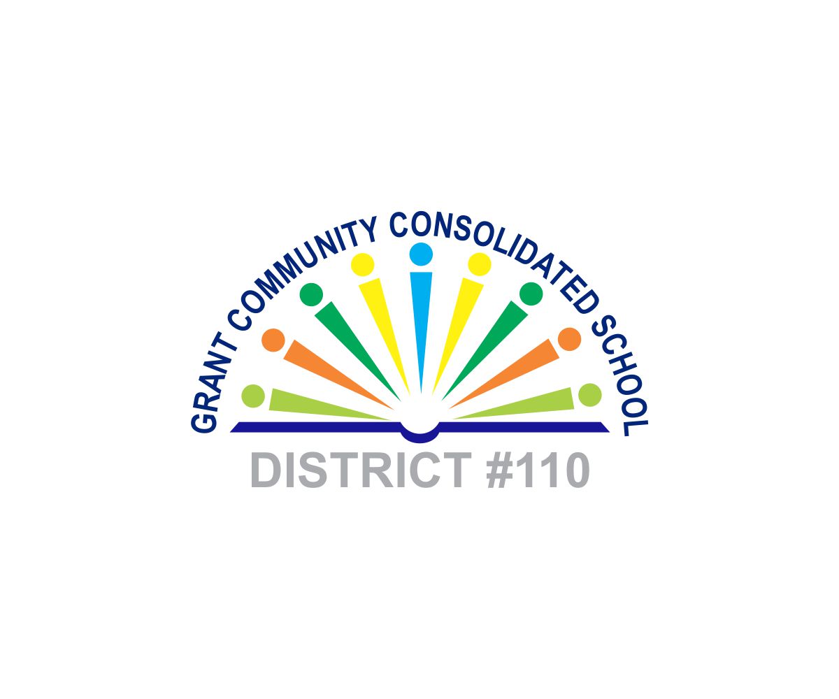 bold modern school logo design for grant community consolidated school logos design