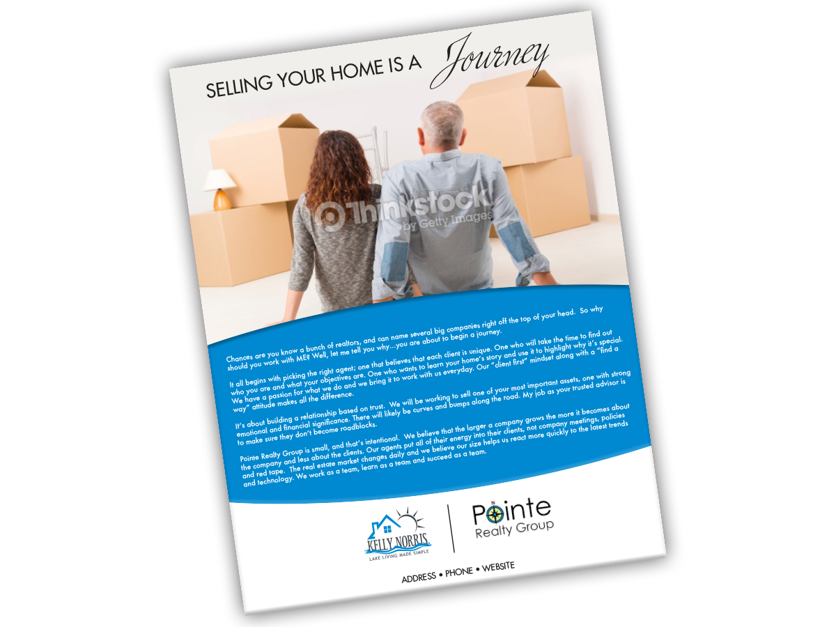 Print Design by WittyDogDesignsLLC for Pointe Realty Group | Design #3722771
