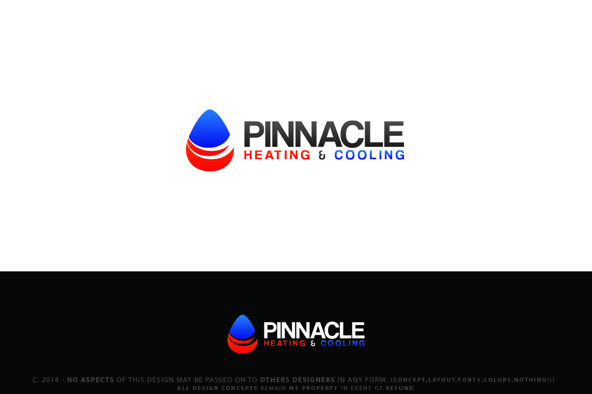 Diseño de Logo por Senseless para pinnacle htg & clg | Diseño #3726693