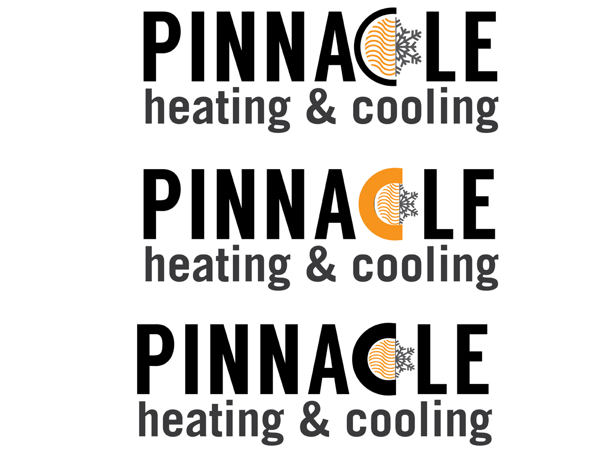 Logo Design by Filip M for pinnacle htg & clg | Design #3764513