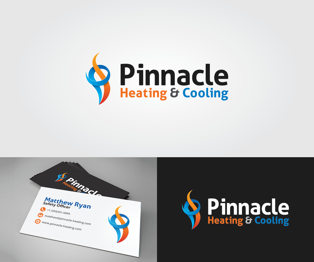 Logo Design by Lenin Joy for pinnacle htg & clg | Design #3770420