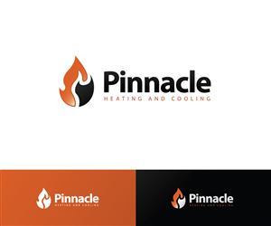 Logo Design by Zbr for pinnacle htg & clg | Design #3731108