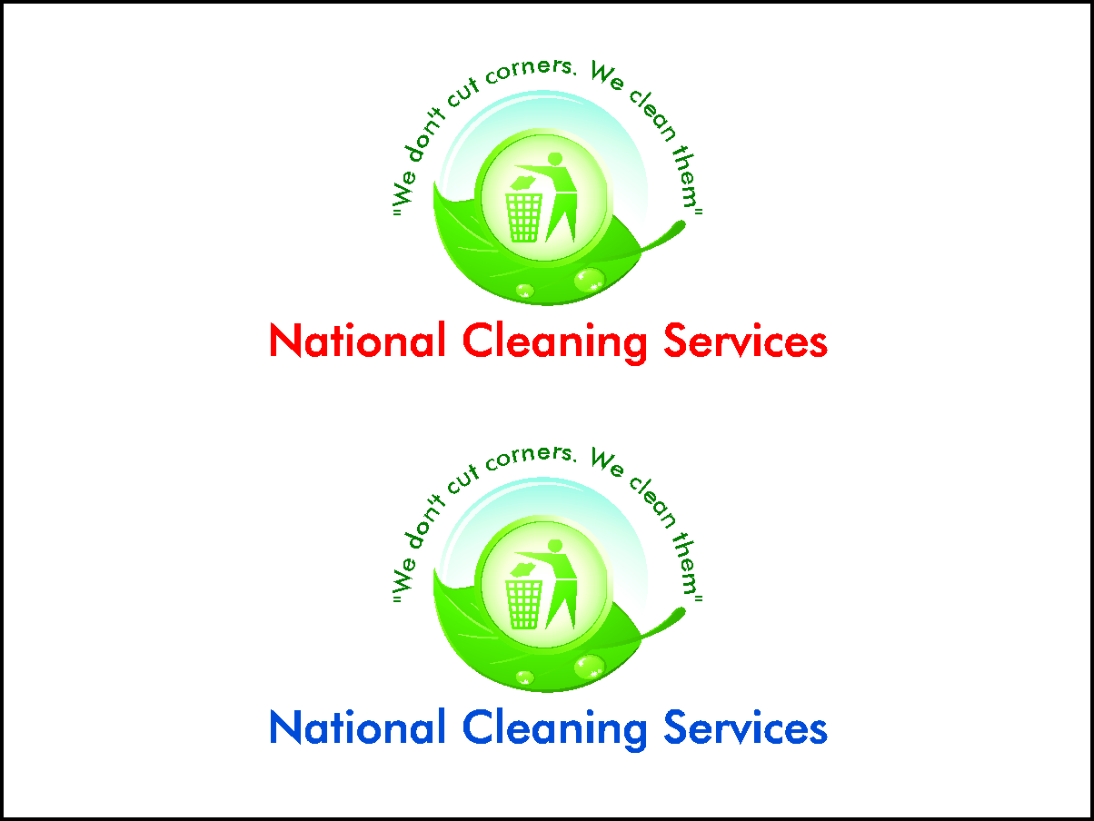 Cleaning Service Logo Design for National Cleaning Services "We don't