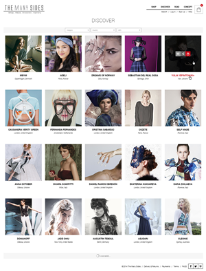 The Many Sides - alternative fashion made with passion | Diseño Web por MIND