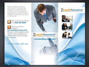 Layoff assurance brochure | Brochure Design by Monsterish