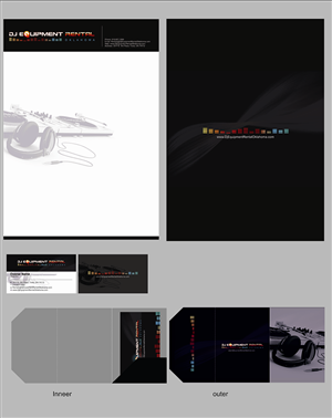 Stationery Design by Tbobby979 for JAS DJ Productions | Design #3823207