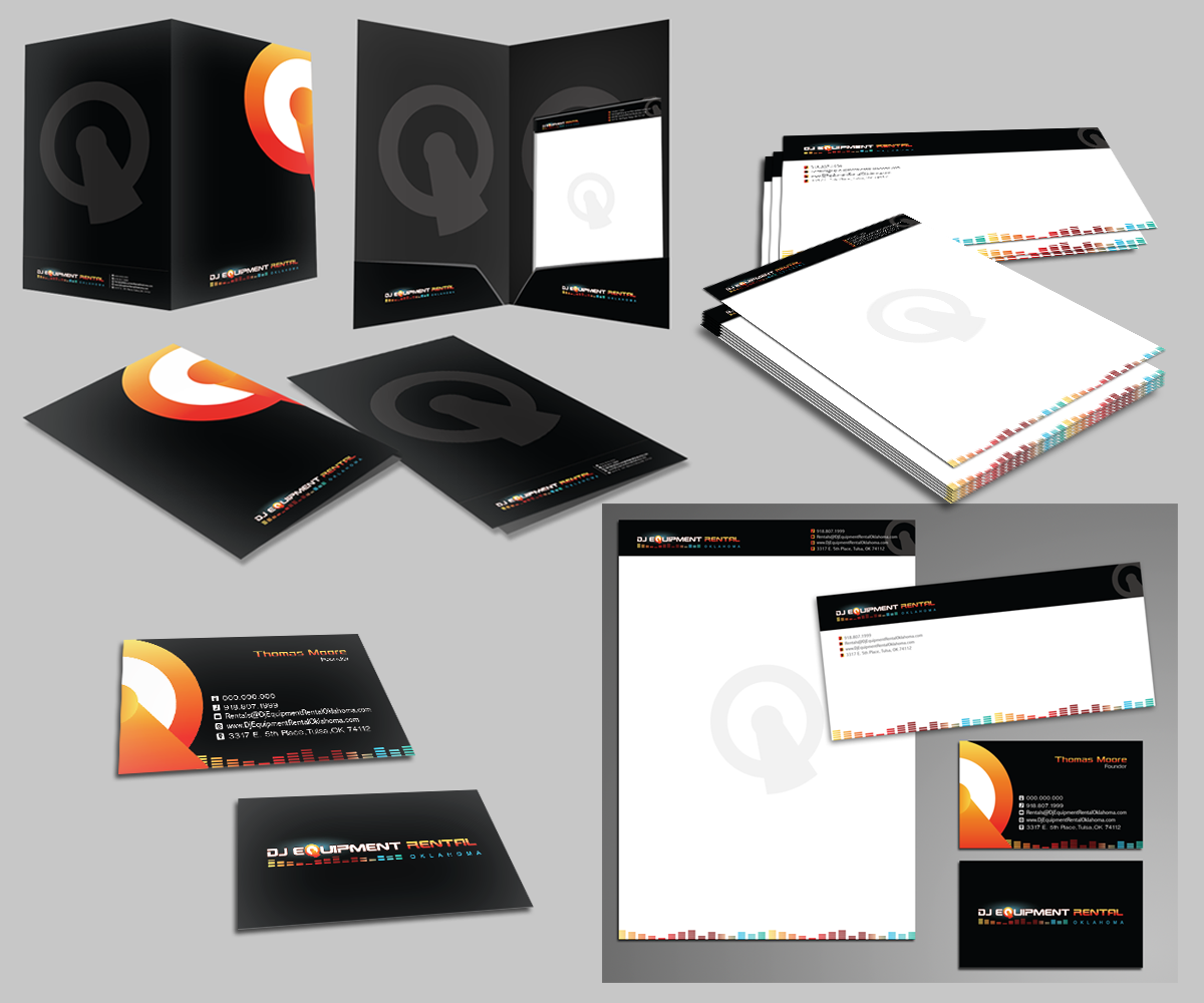 Stationery Design by kousik for JAS DJ Productions | Design #3837940