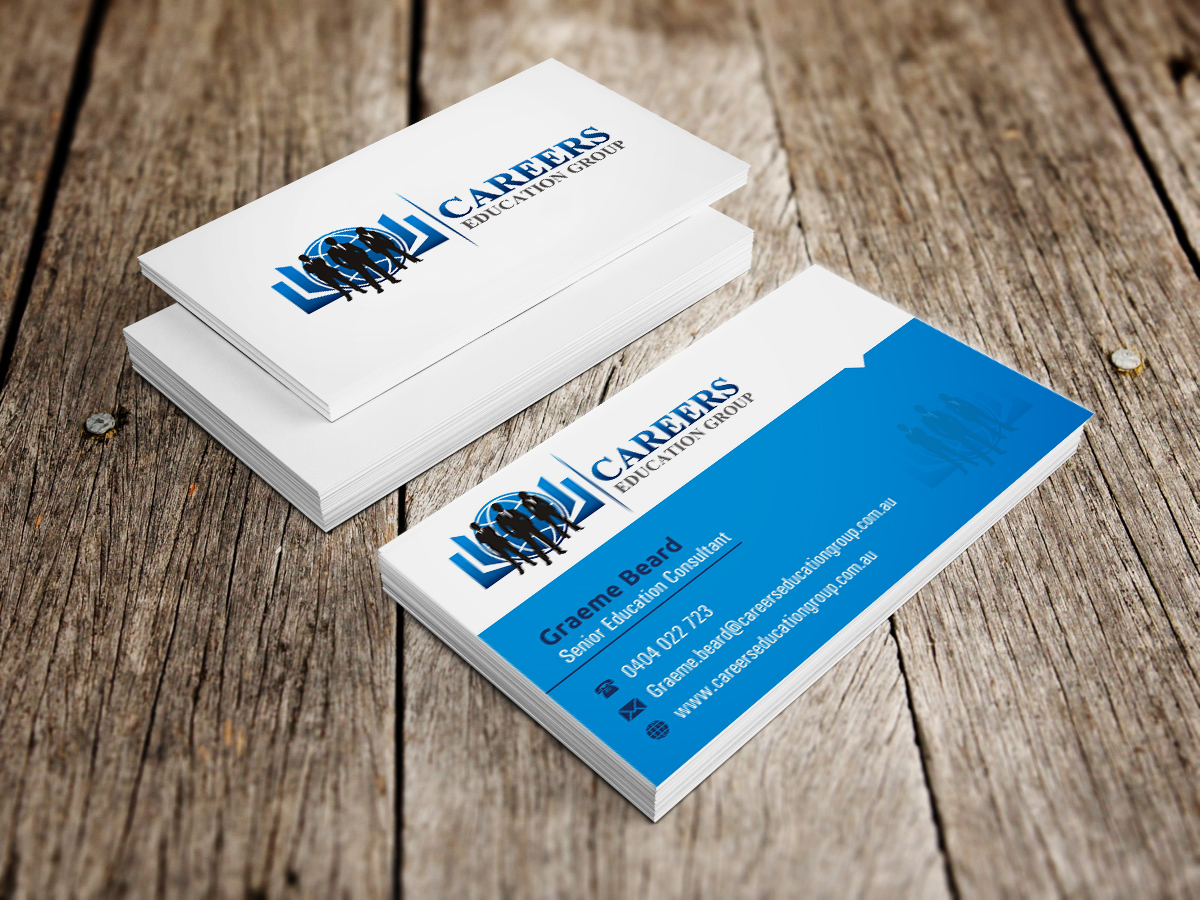 Business Card Design by INDIAN_Ashok for Careers Education Group | Design #3765916