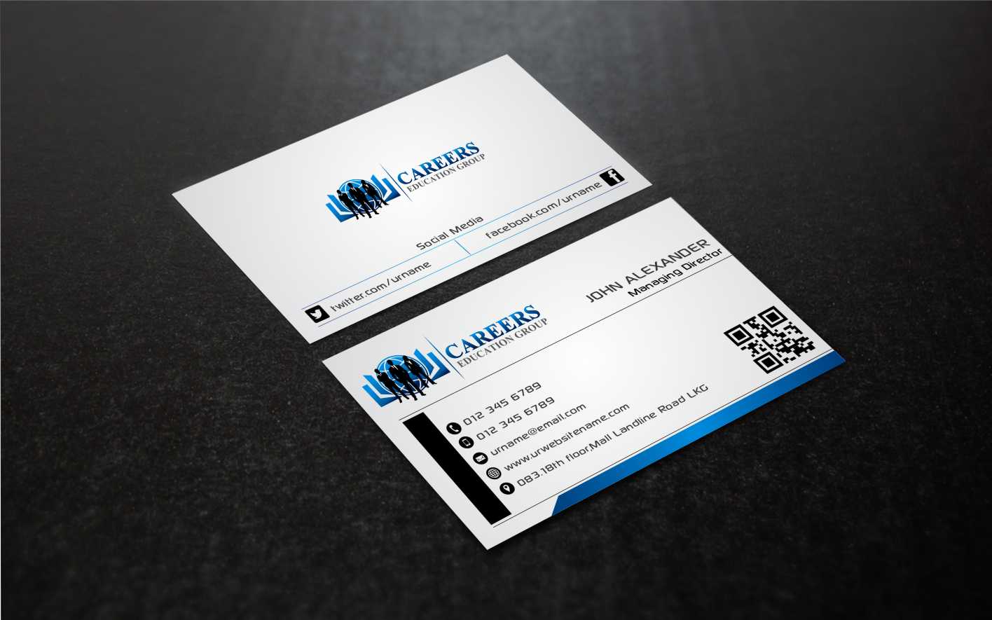 Business Card Design by AwsomeD for Careers Education Group | Design #3725683