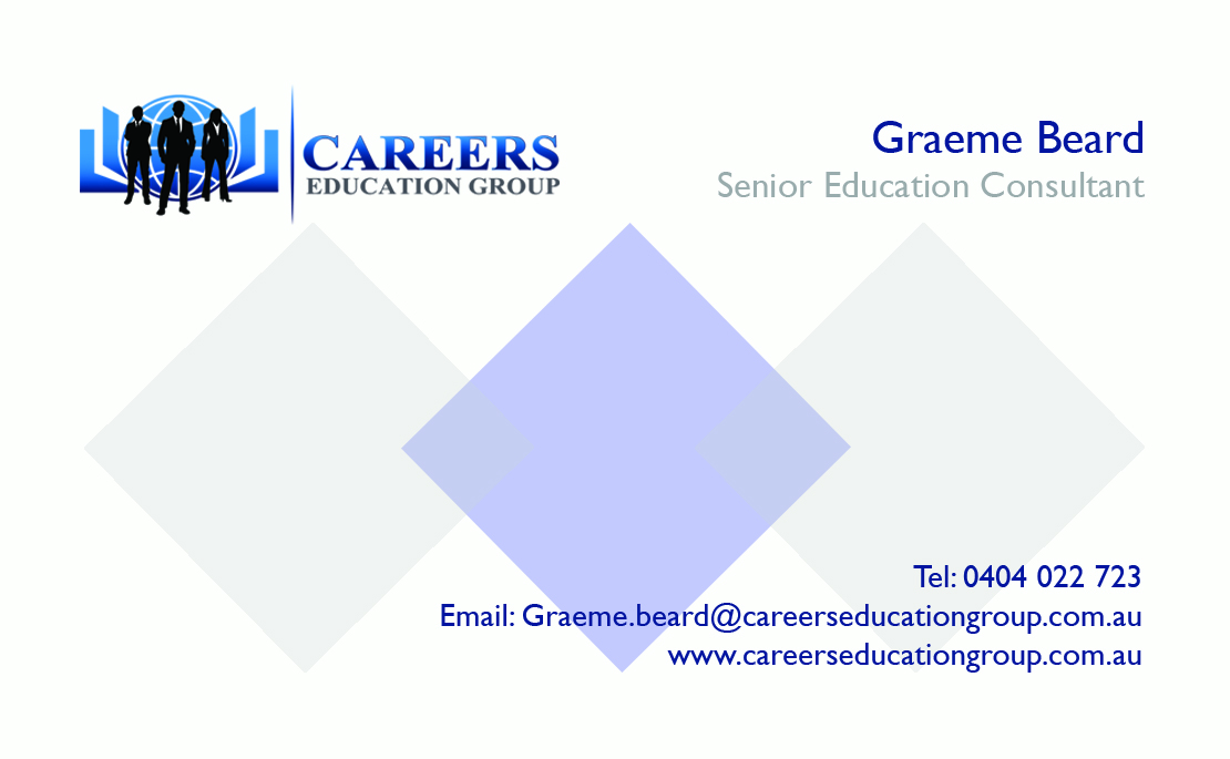 Business Card Design by azfany2 for Careers Education Group | Design #3749308