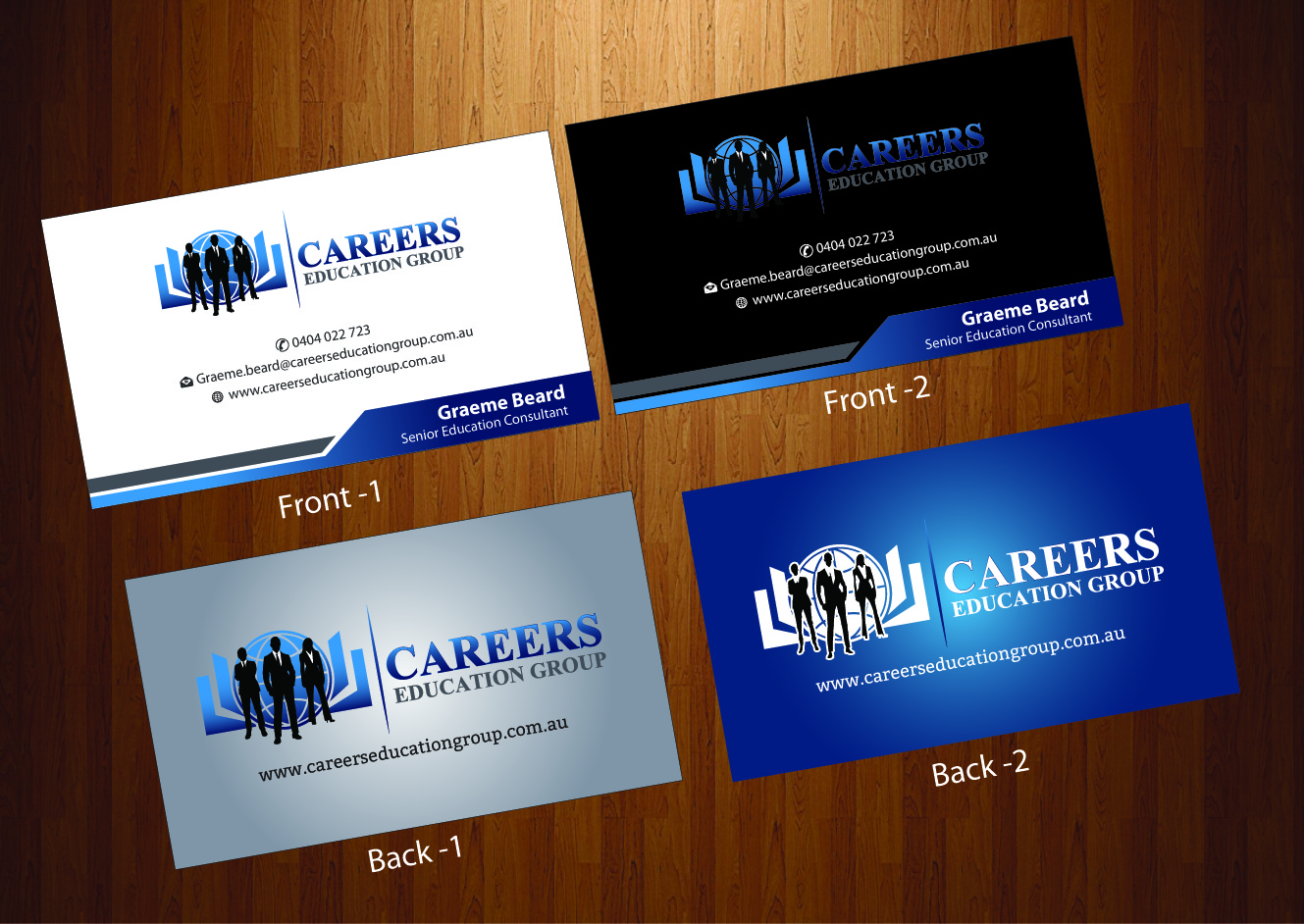 Business Card Design by HarmiDesigning for Careers Education Group | Design #3728544