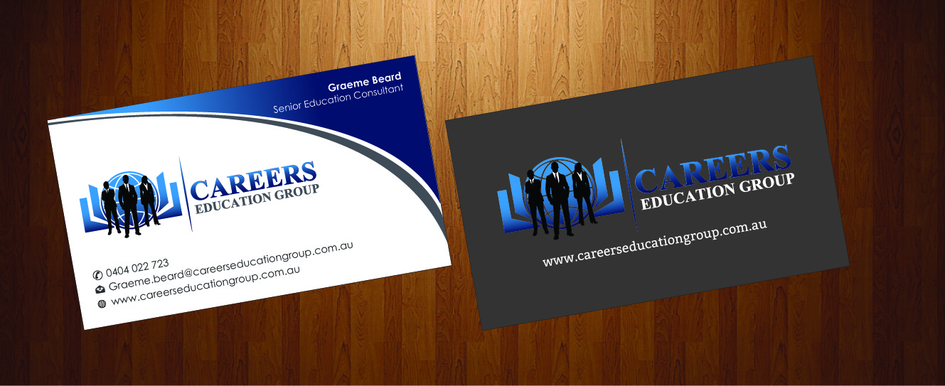 Business Card Design by HarmiDesigning for Careers Education Group | Design #3728551