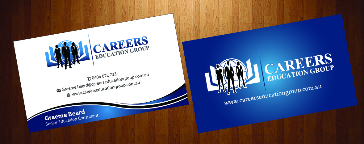 Business Card Design by HarmiDesigning for Careers Education Group | Design #3728594