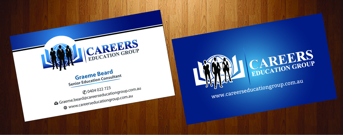 Business Card Design by HarmiDesigning for Careers Education Group | Design #3728599