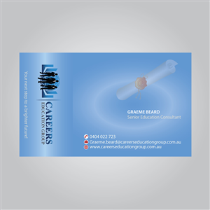 Business Card Design by MTu for Careers Education Group | Design: #3730804