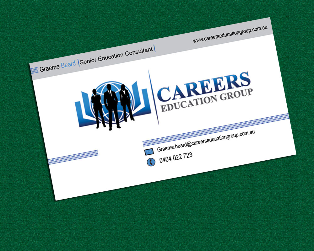 Business Card Design by vishvakarmain for Careers Education Group | Design #3745097